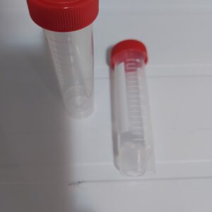 Eprubeta test conica, tip Falcon, din PP, volum 50ml, cu baza de sustinere; Punga x 100buc