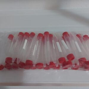 Eprubeta test din PP, volum 15ml, conica, tip Falcon, sterila; Cutie x 100buc