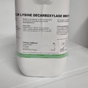 TAYLOR LYSINE DECARBOXYLASE BROTH 500GR