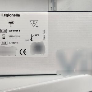 Teste rapide LEGIONELLA PNEUMOPHILA Ag 25 casete