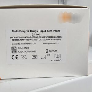 Teste rapide pentru determinare droguri in urina Panel 12 parametri 25 casete
